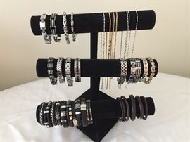 Jewelry display and Men's bracelets