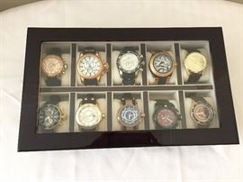 Men's watches and storage case