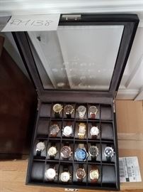 Men's watches and storage case