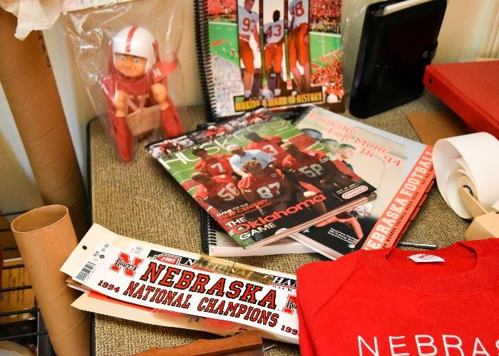 Sports Memorabilia--College Football, Nebraska