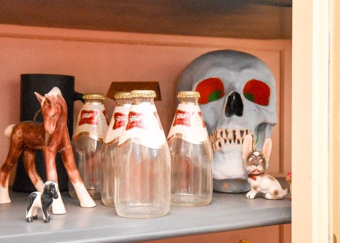 Figurines, Miller Beer Bottles