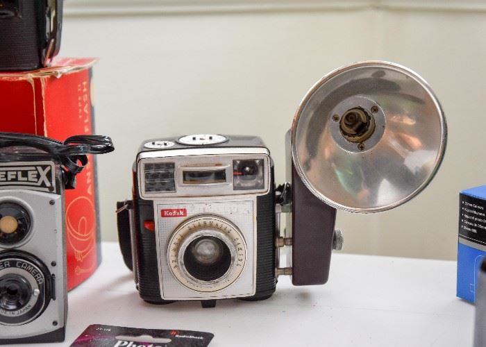 Vintage Kodak Camera with Flash