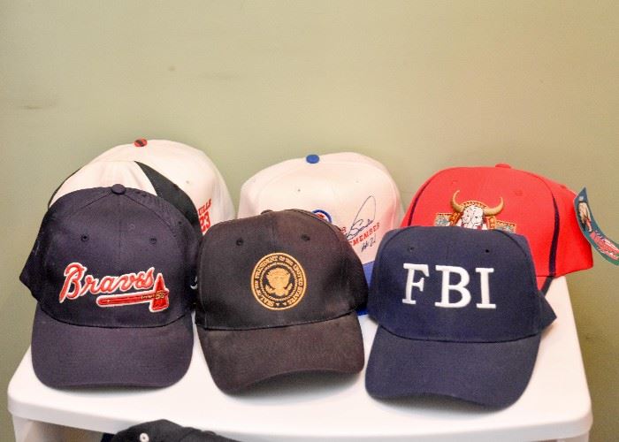 Lots of Baseball Hats (many still with tags)