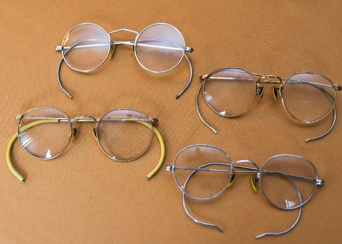 Vintage Wire-Rimmed Eyeglasses