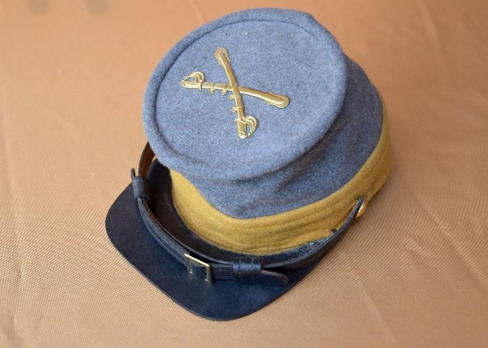 US Civil War Confederate Hat, Reproduction (Gray Wool)