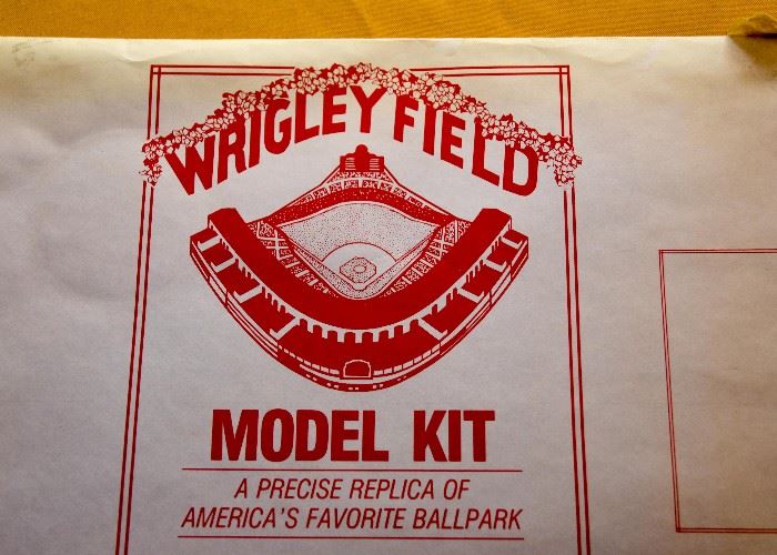 Vintage Wrigley Field Model Kit (Bookshelf Models)