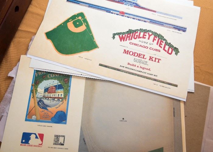 Vintage Wrigley Field Model Kit (Bookshelf Models)