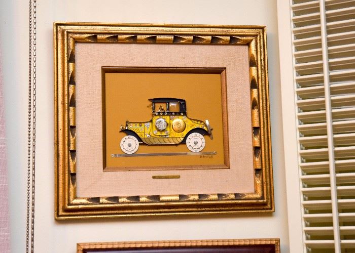 Old Time Car "Found Object" Artwork
