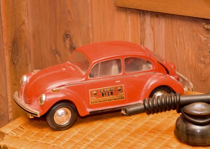 Vintage Jim Beam VW Bug Liquor Bottle