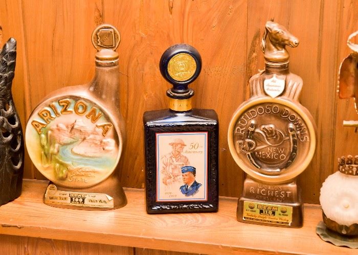 Vintage Decorative Liquor Bottles
