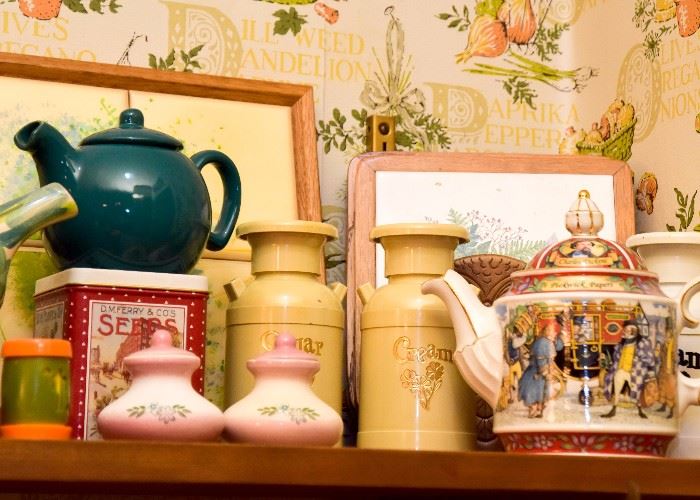 Teapots, Vintage Canisters