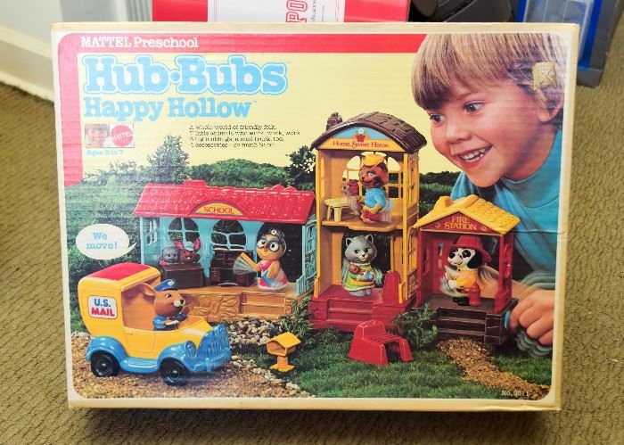 Vintage Hub Bubs Happy Hollow Playset