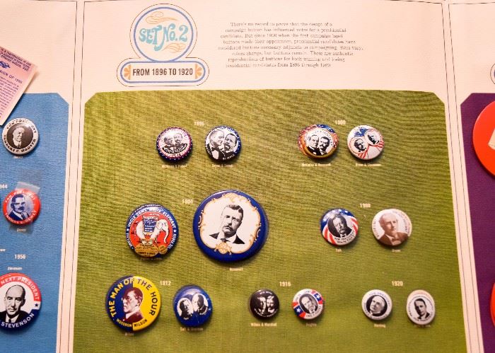 The Kleenex Collection Commemorative Album of Political Buttons