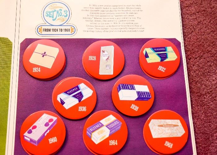 The Kleenex Collection Commemorative Album of Political Buttons