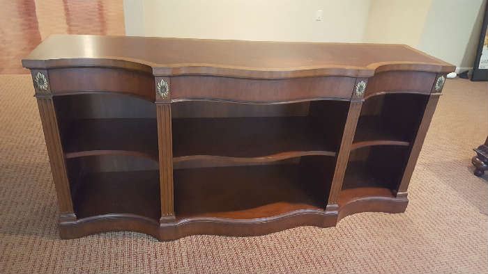 $75   wood console table