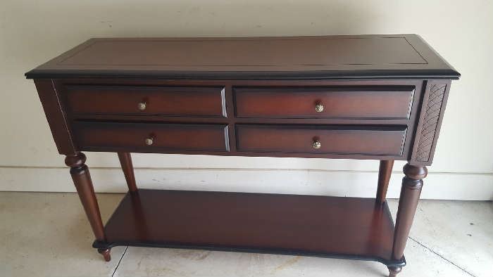 $100    console cabinet with drawers