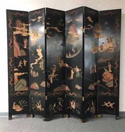 Coromandle Lacquered Screen, Two Sided