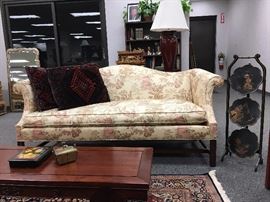 Hickory Chair Camel Back Sofa