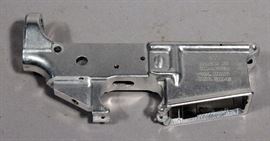 SMI Model SMI-15 In The White 70/75 T6 Aluminum Forged Lower Receiver, Multi Cal, SN# SMI-A02634