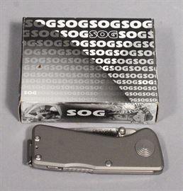 SOG BBA-99 "Blink" Assisted Folding Knife, with Box