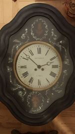 French MOP Wall Clock