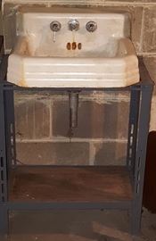 Old Enamel Sink