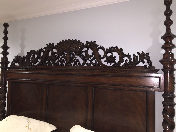 view of carved Head Board