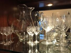 Princess House crystal stemware 