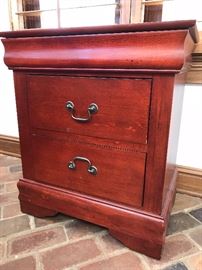 Cherry wood nightstand