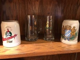 German beer steins 
