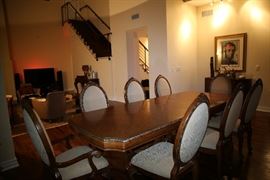Michael&nbsp;Amini La&nbsp;Francaise&nbsp;Dining Room Table - 10 Chair Set (only 8 are shown in this picture). 
