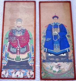 Large Emperor and Empress Portraits