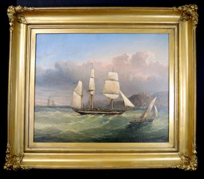 Important Ships on English Coast By Charles Diebold