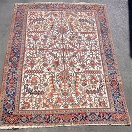 Semi-Antique Heriz Carpet 9’ x 11’