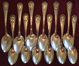 1926 Movie Stars...Set of 12 Spoons by Oneida