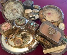 Bejeweled Dressing Table Treasures of a Bygone Era