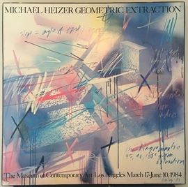 Museum Art Poster, circa 1984, signed by The Artist