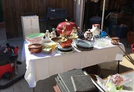 ...and a garage full of bits and pieces, discoveries and prizes...Post Card Collection; Puzzles; Lamp & Chandelier Parts; Tools and Much More! 