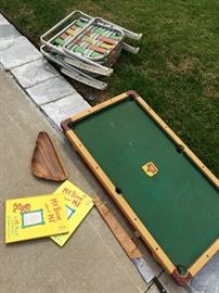 miniature pool table