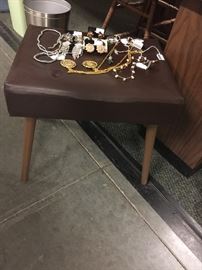 mid-century footstool