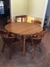 Dining table with chairs