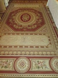 FRENCH "AUBUSSON" 12'  X 18' RUG