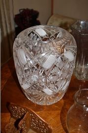 Great crystal vase