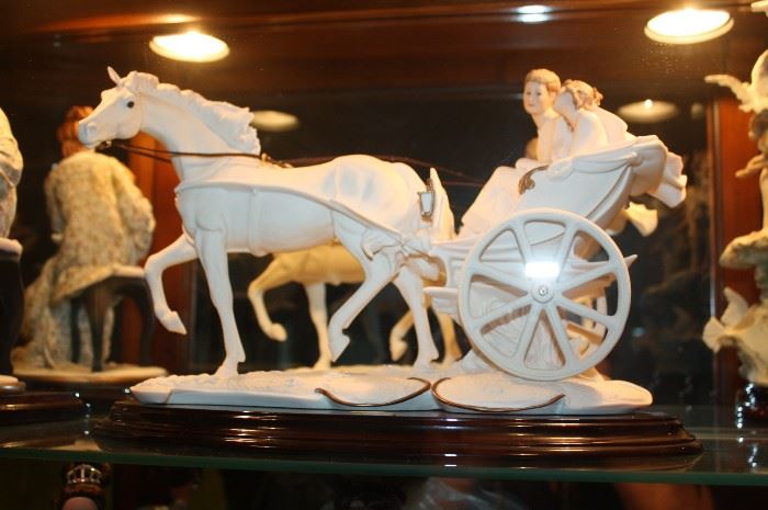 Giuseppe Armani wedding coach carriage with horse