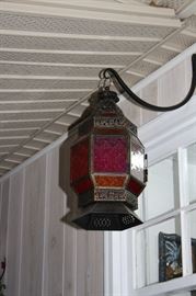 Stain glass latern