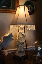 Beautiful one of  two pair of lamps-Victorian style