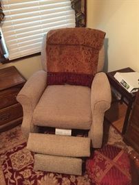 small scale modern recliner