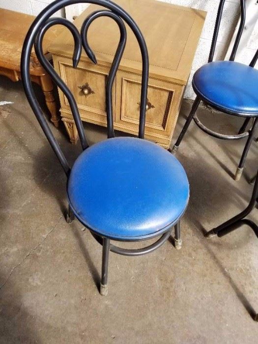 Ice Cream Parlor Chair- Good Vinyl- Commerical Quality Total of 5