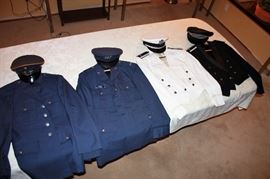 Naval uniforms.