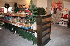 4 unit glass door book case.